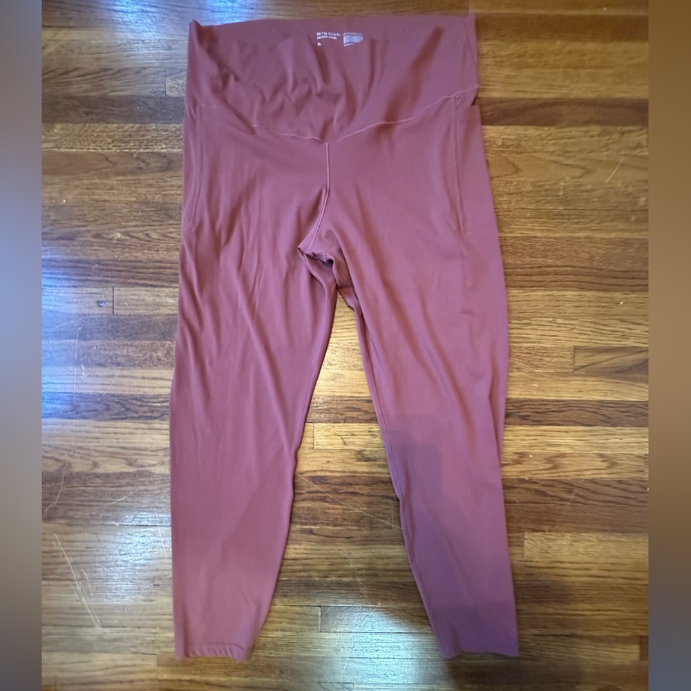Soma High-Waist Leggings with pockets- Mauve Rose